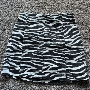 Wild Fable Zebra Print Mini Skirt